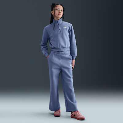 Nike Sportswear Club Fleece Girls' Wide-Leg Pants. Nike.com